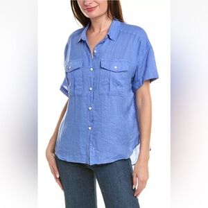 . Alex Mill utility shirt in 100% linen. Size Large L oversized button up shirt